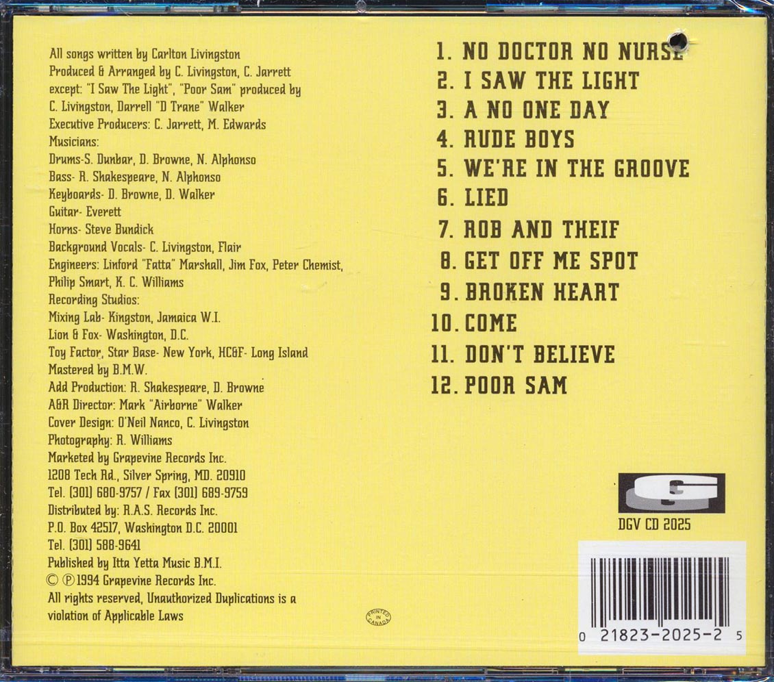 Carlton Livingston - Emotions (marked/ltd stock) Music CD