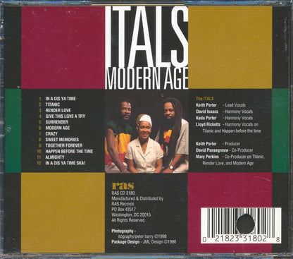 Itals - Modern Age (marked/ltd stock) Music CD