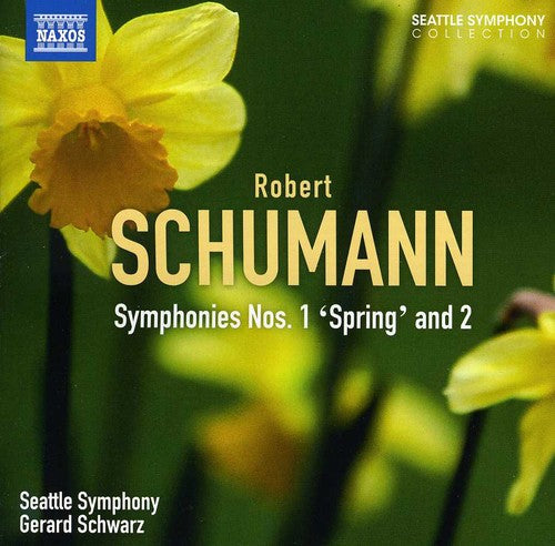 the album cover for Gerard Schwarz - Symphonies Nos. 1 & 2
