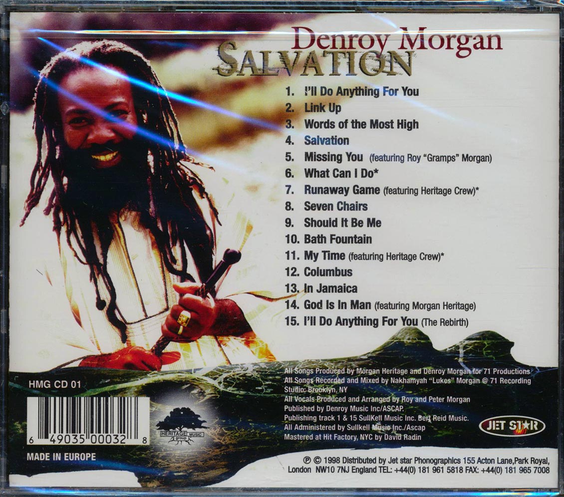 Denroy Morgan - Salvation Music CD
