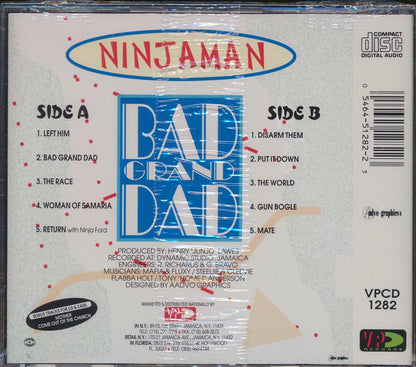 Ninjaman - Bad Grand Dad Music CD