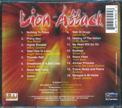 Tony Rebel, Cocoa Tea, Yami Bolo, Mikey General, Etc. - Lion Attack Music CD