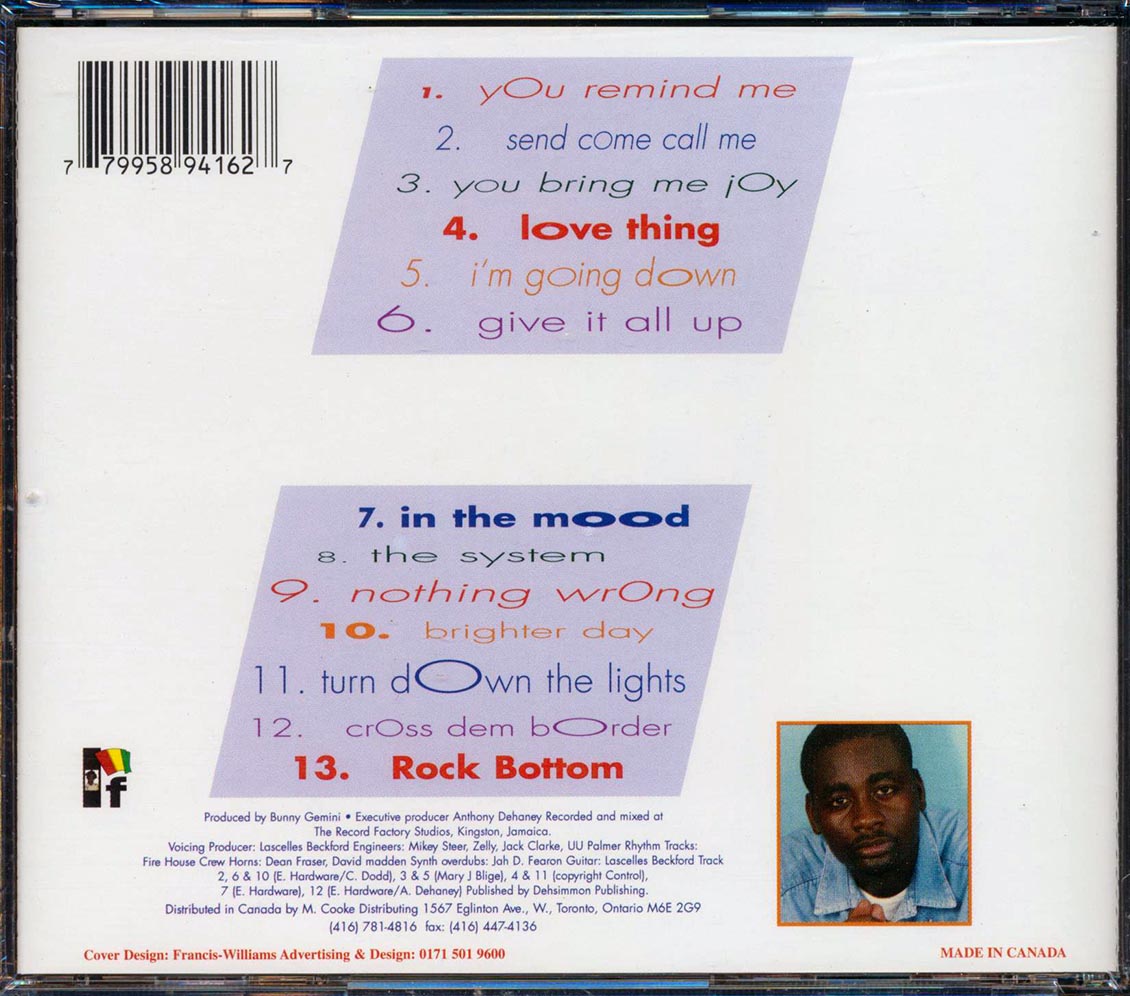 Singing Melody - Love Thing Music CD