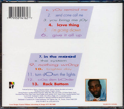 Singing Melody - Love Thing Music CD