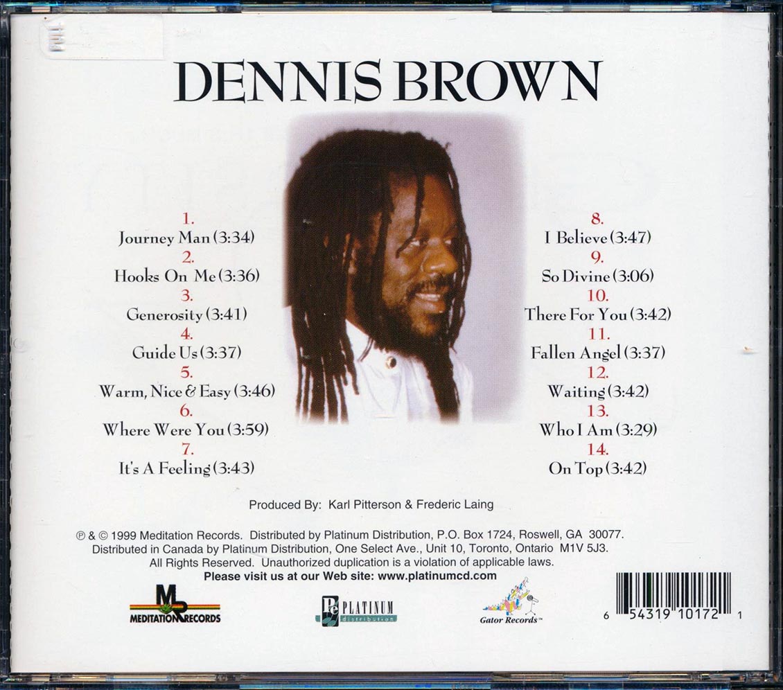 Dennis Brown - Generosity Music CD