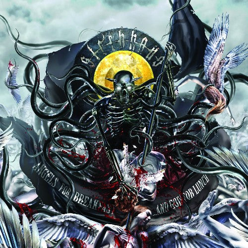 the album cover for Sterbhaus - Ngels for Breakfast & God for Lunch