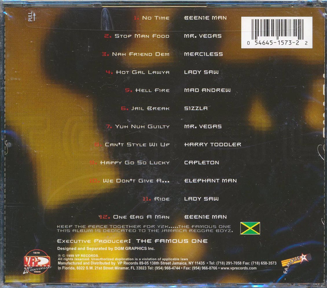 Sizzla, Capleton, Beenie Man, Etc. - Total Togetherness 9 Music CD