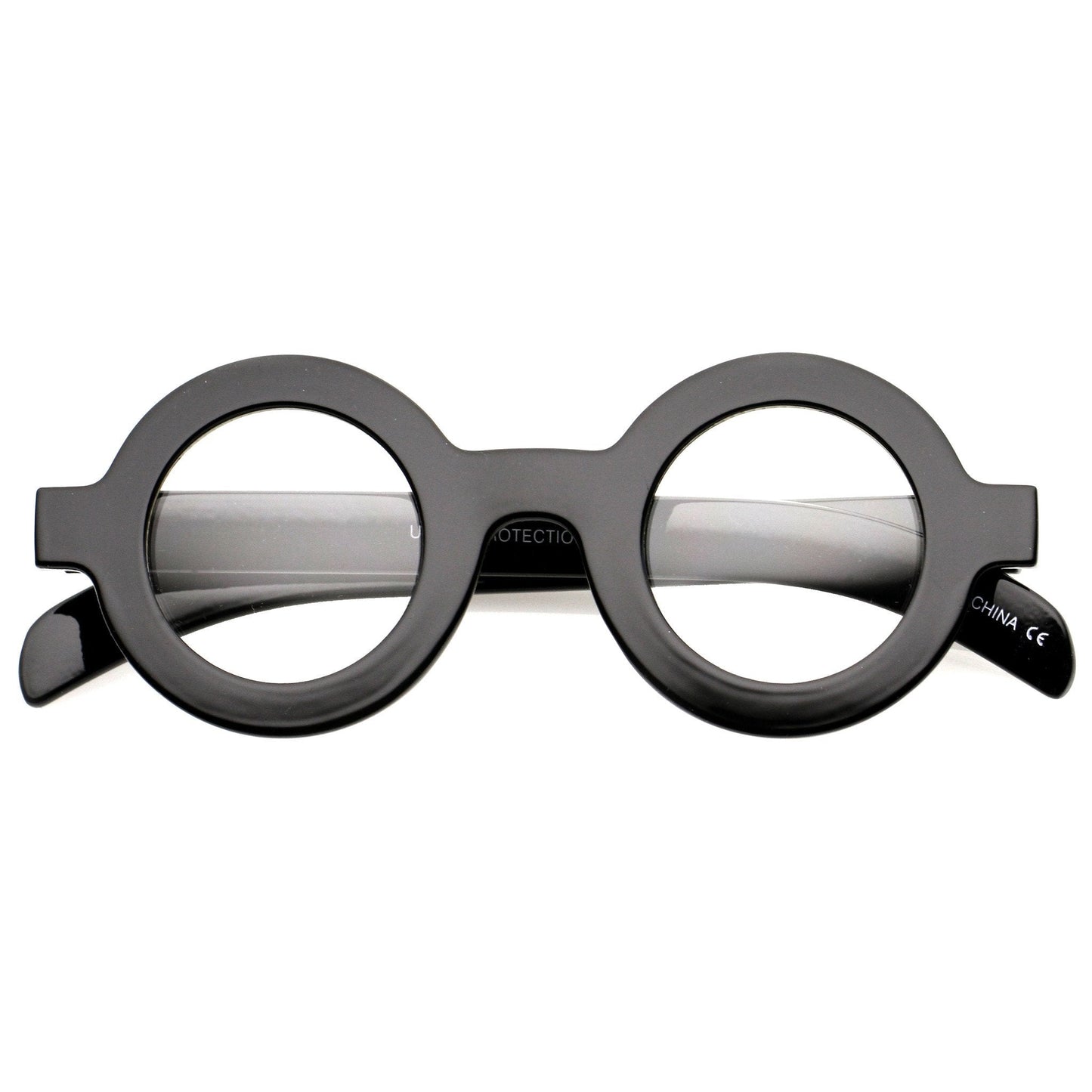 Bold Retro Thick Frame Clear Lens Glasses C074