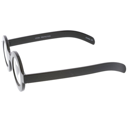 Bold Retro Thick Frame Clear Lens Glasses C074
