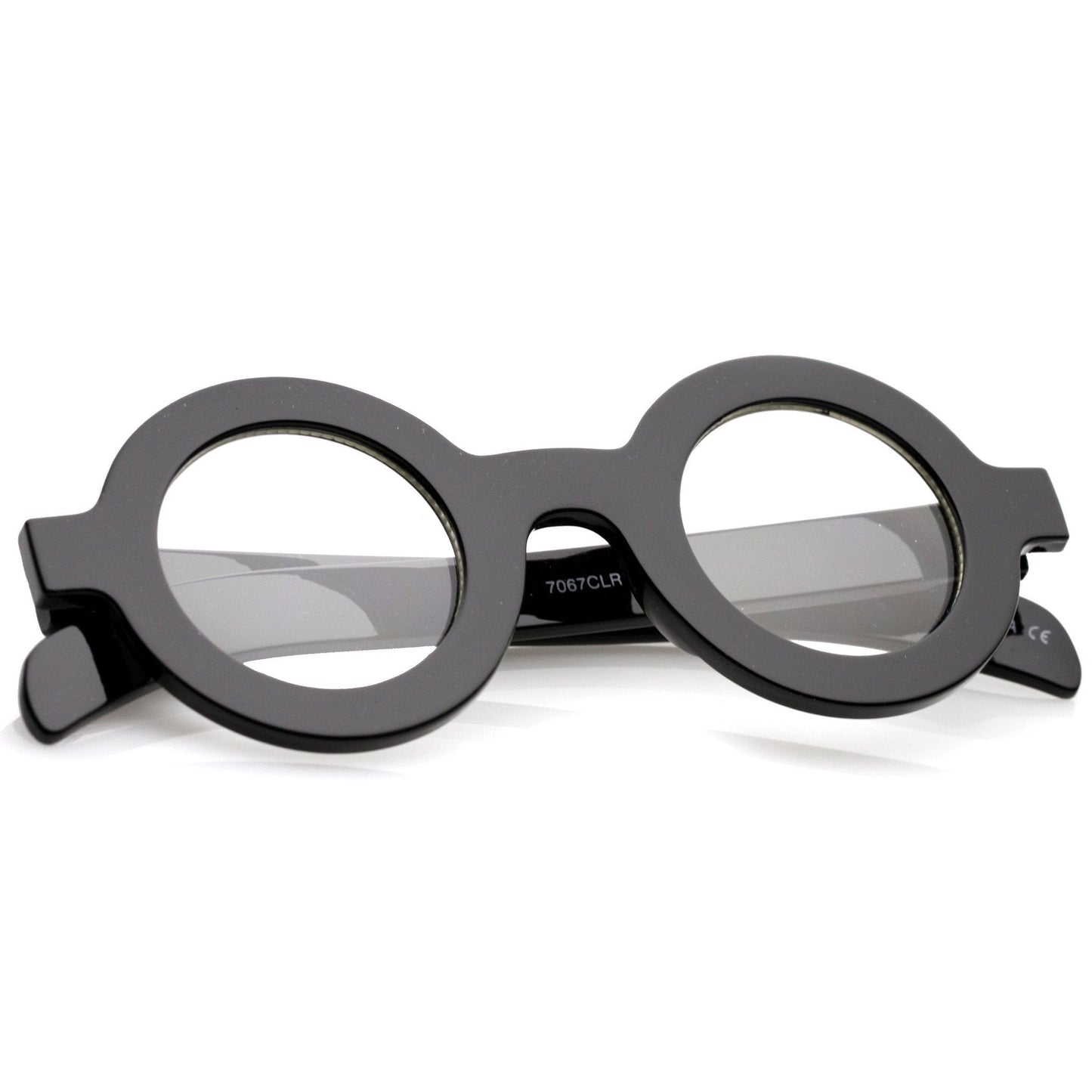 Bold Retro Thick Frame Clear Lens Glasses C074