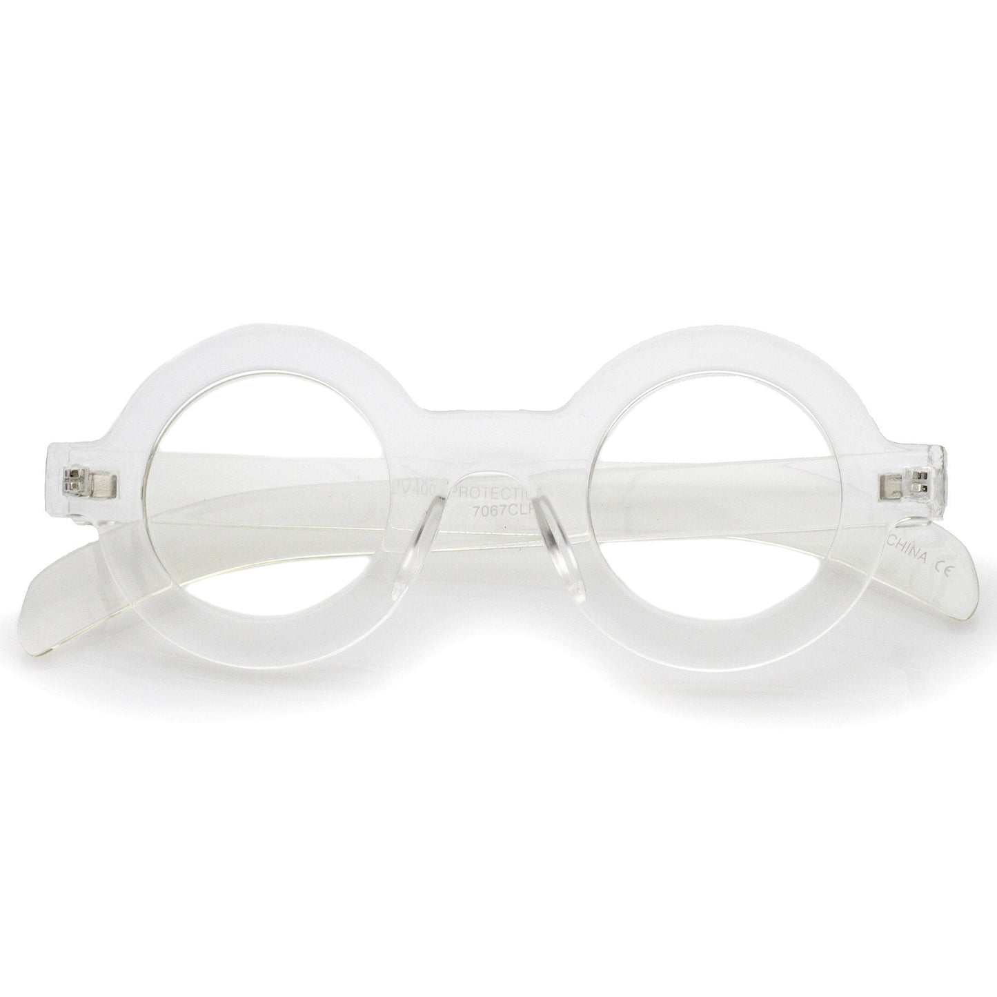 Bold Retro Thick Frame Clear Lens Glasses C074
