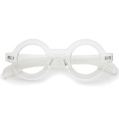 Bold Retro Thick Frame Clear Lens Glasses C074