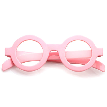 Bold Retro Thick Frame Clear Lens Glasses C074