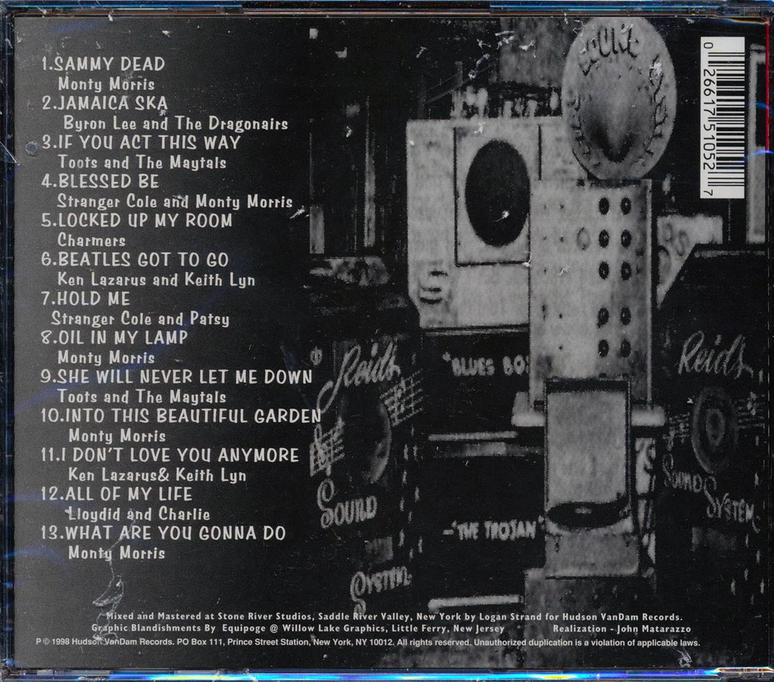 Toots & The Maytals Monty Morris Stranger Cole Etc Ska Down Jamaica The Best Of Ska Music CD