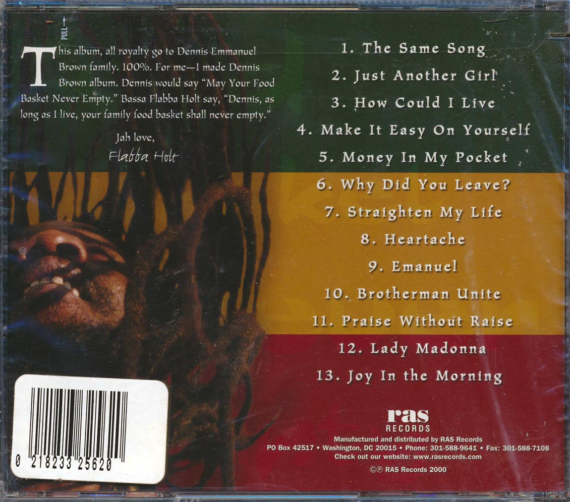 Dennis Brown - May Your Food Basket Never Empty Music CD
