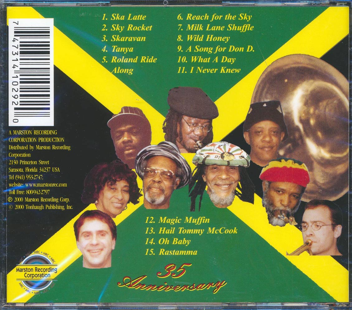The Skatalites - Bashaka (12 instrumentals & 3 vocals) Music CD