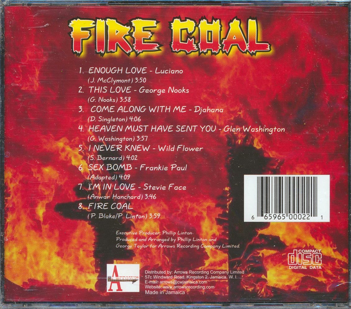 Luciano, George Nooks, Glen Washington, Etc. - Fire Coal (rhythm: "Fire Coal") Music CD
