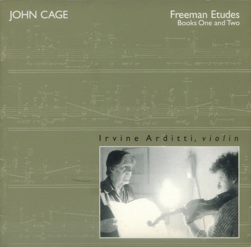 the album cover for Irvine Arditti - Freeman Etudes 1 & 2