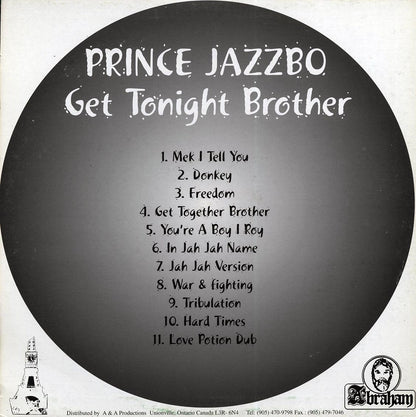Prince Jazzbo - Get Together Brother Vinyl Record