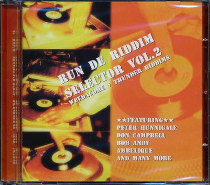 Vivan Jones, Peter Hunningale, Lloyd Brown, Don Campbell, Etc. - Run De Rhythm Selector Volume 2: Weedacome & Thunder Riddims (20 tracks) Music CD