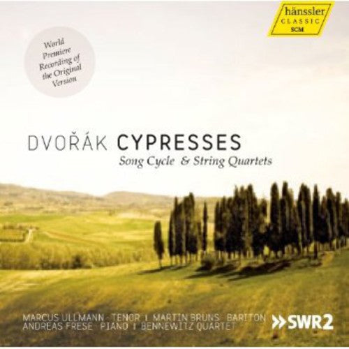 Dvorak / Ullmann / Bennewitz Quartet / Freese - Cypresses Song Cycle & String Quartets - Music CD