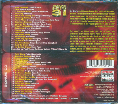Half Pint, Bushman, Beres Hammond, Etc. - Reggae Hits Volume 31 (40 tracks) (2xCD) Music CD