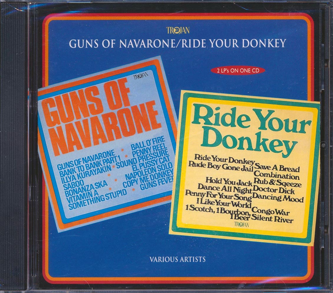 Skatalites, Lynn Taitt, The Tartans, The Federals, Etc. - Guns Of Navarone + Ride Your Donkey (2 albums on 1 CD) (27 tracks) Music CD