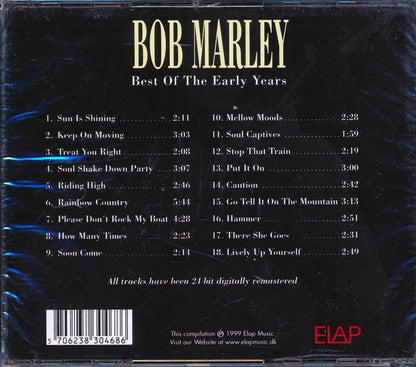 Bob Marley - Best Of The Early Years: Sun Is Shining (remastered) Music CD
