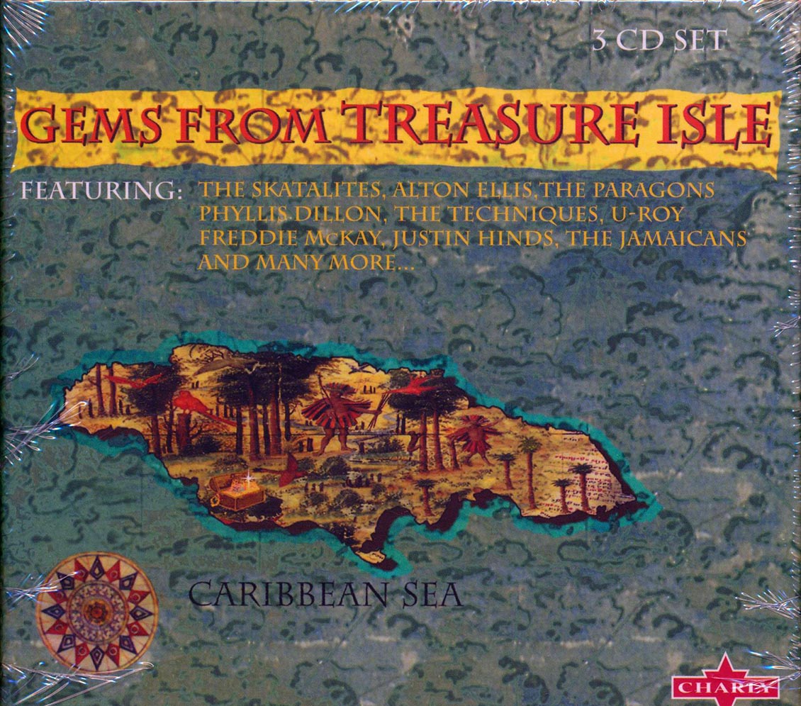 Alton Ellis, The Paragons, Phyllis Dillon, The Skatalites, Etc. - Gems From Treasure Isle (54 tracks) (3xCD) (box set) Music CD