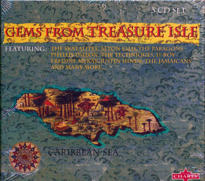 Alton Ellis, The Paragons, Phyllis Dillon, The Skatalites, Etc. - Gems From Treasure Isle (54 tracks) (3xCD) (box set) Music CD