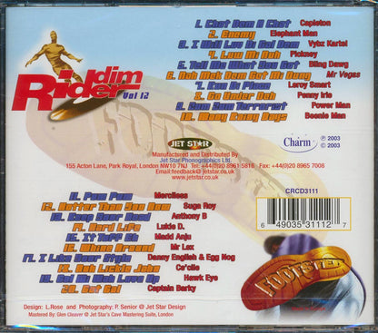 Capleton, Anthony B, Elephant Man, Lukie D, Etc. - Riddim Rider: Foot Step (rhythm: "Foot Step") (20 tracks) Music CD