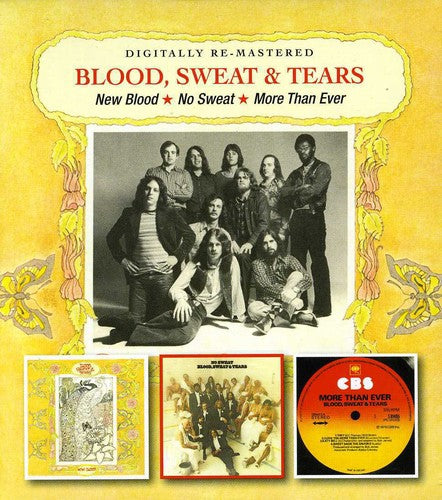 the album cover for Blood, Sweat & Tears - New Blood/No Sweat/More Than Ever [Import]