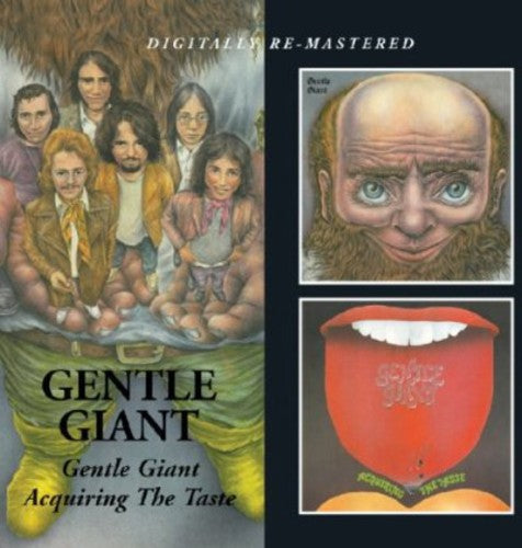 the album cover for Gentle Giant - Gentle Giant/Acquiring The Taste [Import]