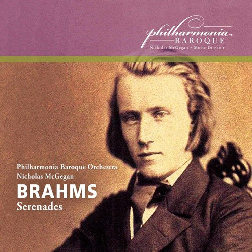 the album cover for Philharmonia Baroque Orchestra - Serenades Nos 1 & 2