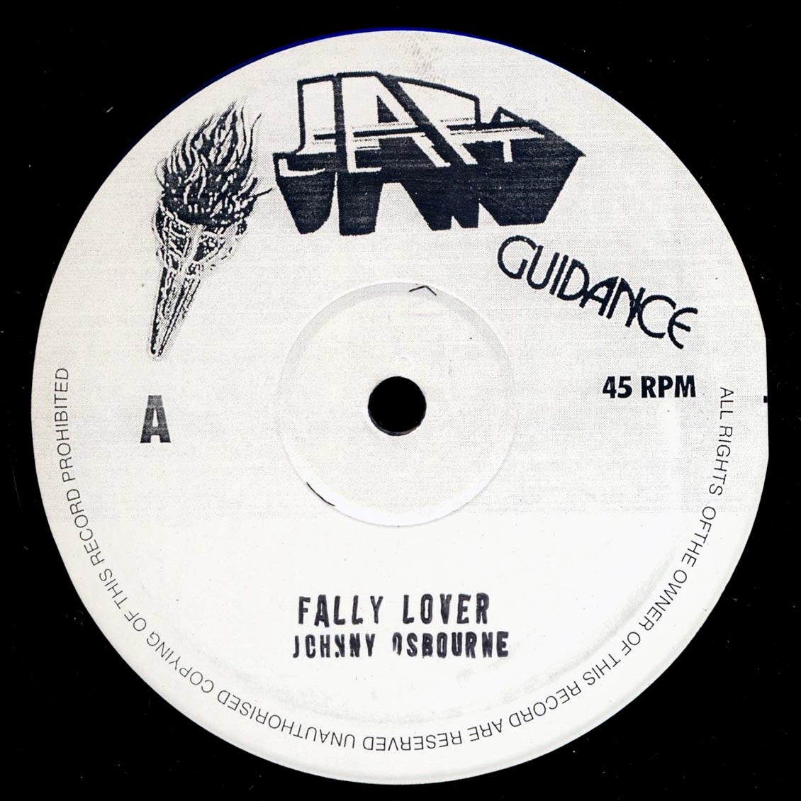 Johnny Osbourne - Fally Lover; Roots Radics - Fally Dub  /  Johnny Osbourne - Never Stop Fighting; Roots Radics - Fighting Dub 10" Vinyl Record