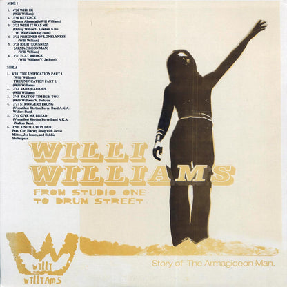 Willie Williams - From Studio One To Drum Street (2001 FIRST PRESS) (Jamaica press) (orig. press) Vinyl Record