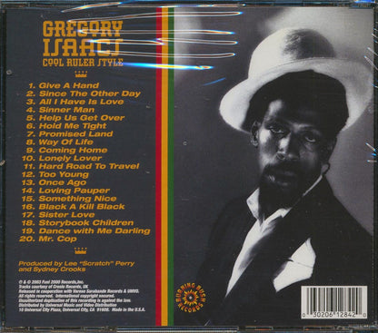 Gregory Isaacs - Cool Ruler Style (20 tracks) (marked/ltd stock) Music CD