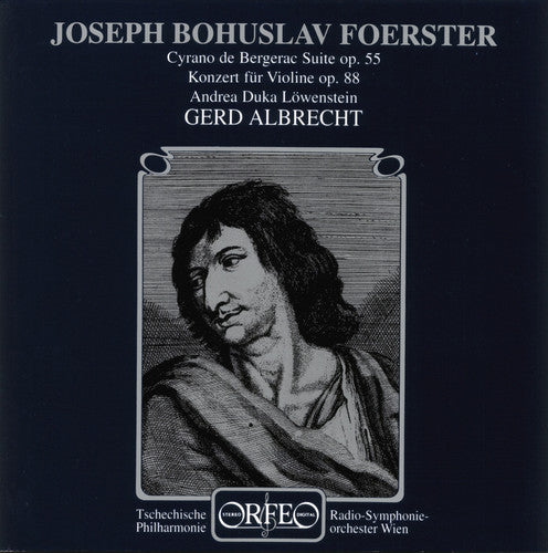 the album cover for Andrea Duka Löwenstein - Violin Concerto 1 / Cyrano de Bergerac / Sym Suite