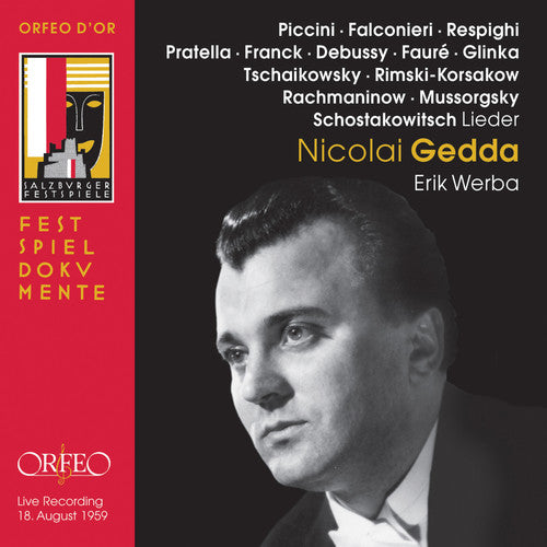 Gedda,niccolai / Werba,erik - Liederabend: Salzburg Festival 1959 - Music CD
