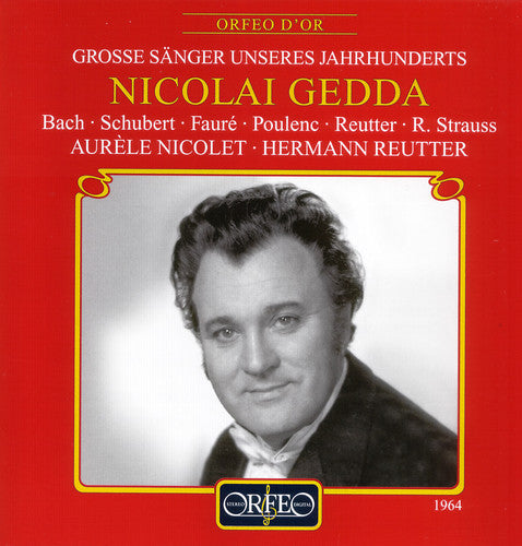 Gedda / Bach / Schubert / Nicolet / Reutter - Nicolai Gedda - Music CD