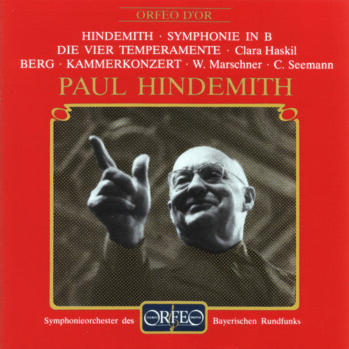 the album cover for Hindemith / Haskil / Marschner - Symphony in B / 4 Temperaments