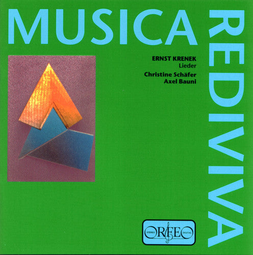 Krenek / Bauni / Schafer - Lieder - Music CD