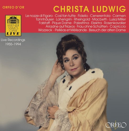 the album cover for CHRISTA LUDWIG - Arias & Scenes: Live Recordings 1955-1994