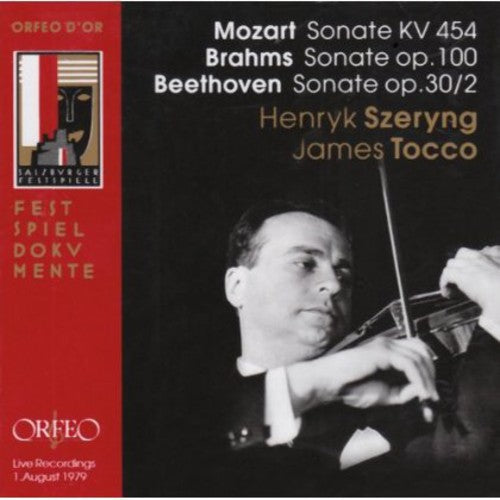 the album cover for Mozart / Brahms / Beethoven / Szeryng / Tocco - Sonatas
