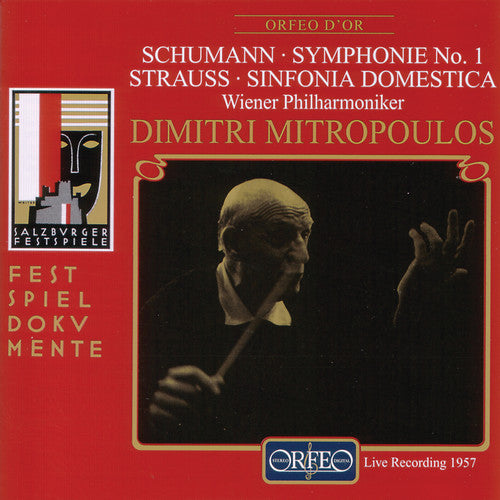 Schumann / Strauss,r / Mitropoulos / Vpo - Symphony 1 B Flat / Sinfonia Domestica Op 53 - Music CD