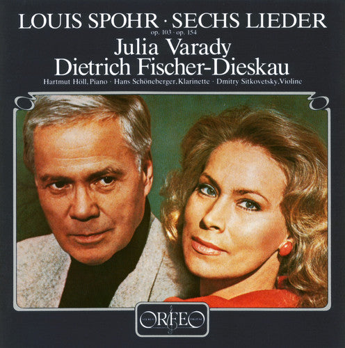the album cover for Spohr / Varady / Fischer-Dieskau - Lieder / Op 103 with Piano & Clarinet
