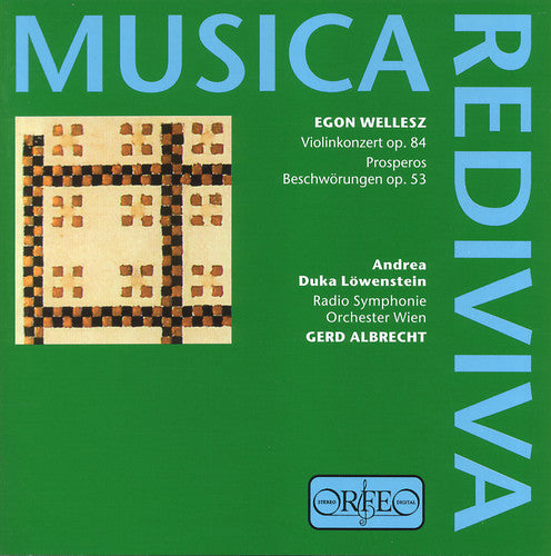 Wellesz / Lowenstein / Vienna Radio S.o., Albrecht - V Cto / Prosperos Beschworungen - Music CD
