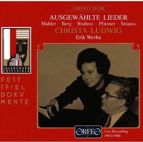 the album cover for Ludwig / Brahms / Mahler / Strauss / Werba - Lieder Recital
