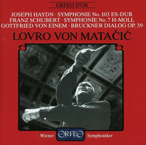 the album cover for Haydn / Schubert / Matacic / Vienna Symphony - Symphony 103 / Symphony 8