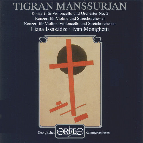 the album cover for Manssurjan / Monighetti / Issakadze - Konzert Fur Violine Und Orchester & Konzert Fur